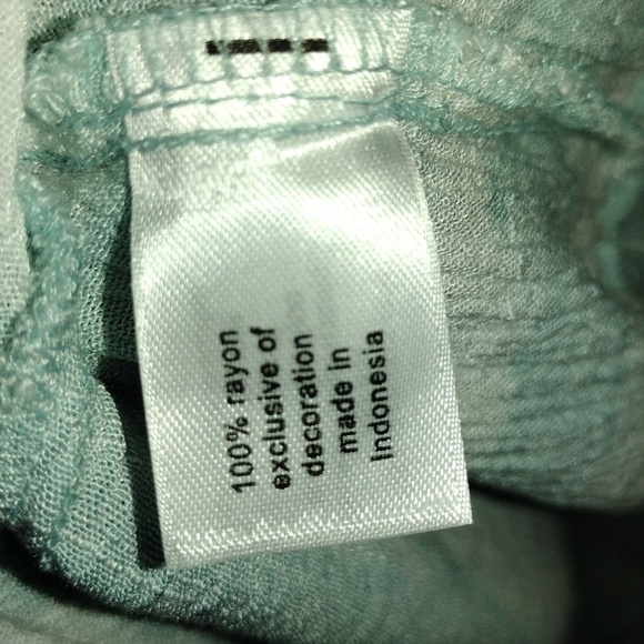 Lane Bryant ballon sleeves see through lace stripes shirt 18-20 - Picture 6 of 7